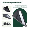 Front Flat Pillar Corner Garnish Cover Fit for 2016-2022 Honda