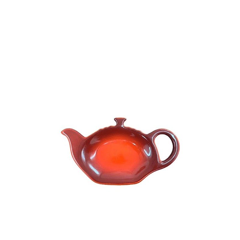 Le Creuset Stoneware Tea Bag Holder, 5", Cerise