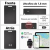 IPOIUIYP Tarjeta GPS para Cartera,Tracker Card de Carga Inalámbrica,Smart Card