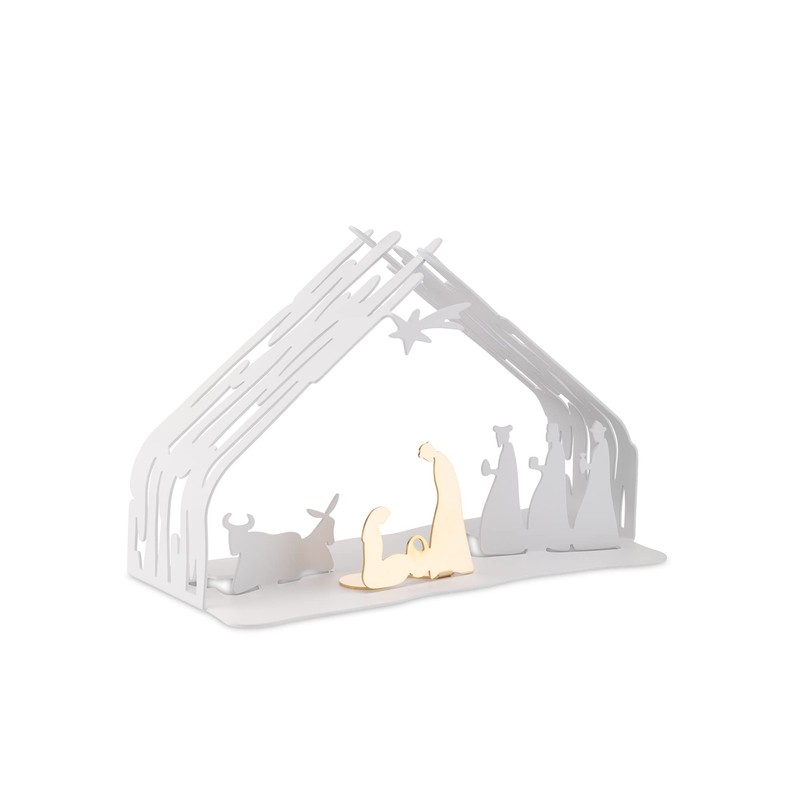 Alessi Bark Crib BM09 W Design Christmas Crib Reproduction with