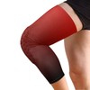 AMmao Dark Red Black Gradient Sports Knee Pads Youth Volleyball
