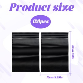 Sanitary Disposal Bags, 120 Pcs Period Bag, Balck Tampon Disposal Bags, Personal Self-Sealing Sanitary Bags for School Pad Bag Ideal for Hiking, Protected Women's Privacy