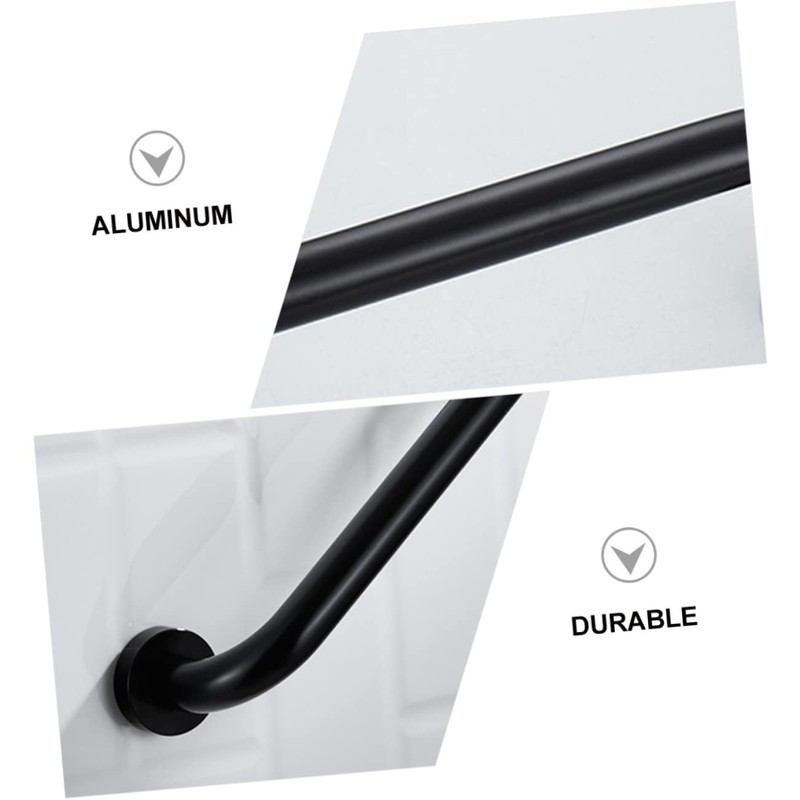 Gatuida 2pcs Non-Slip Grab Bar Set Sturdy Bathroom Shower Safety
