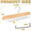 Resovo Tank Top Hanger with Premium Wood, 20 Large Capacity,