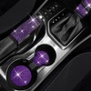Jusen 17 Pack Bling Car Seat Covers Set Car Diamond