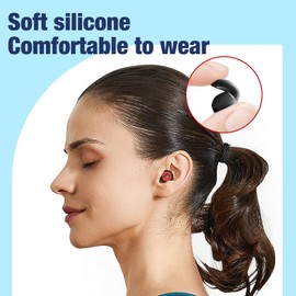 Ohrstöpsel zum Schlafen-Weicher Quiet,Wiederverwendbarer Noise Cancelling Earplugs,Earplugs mit Extra Zubehör S/M/L