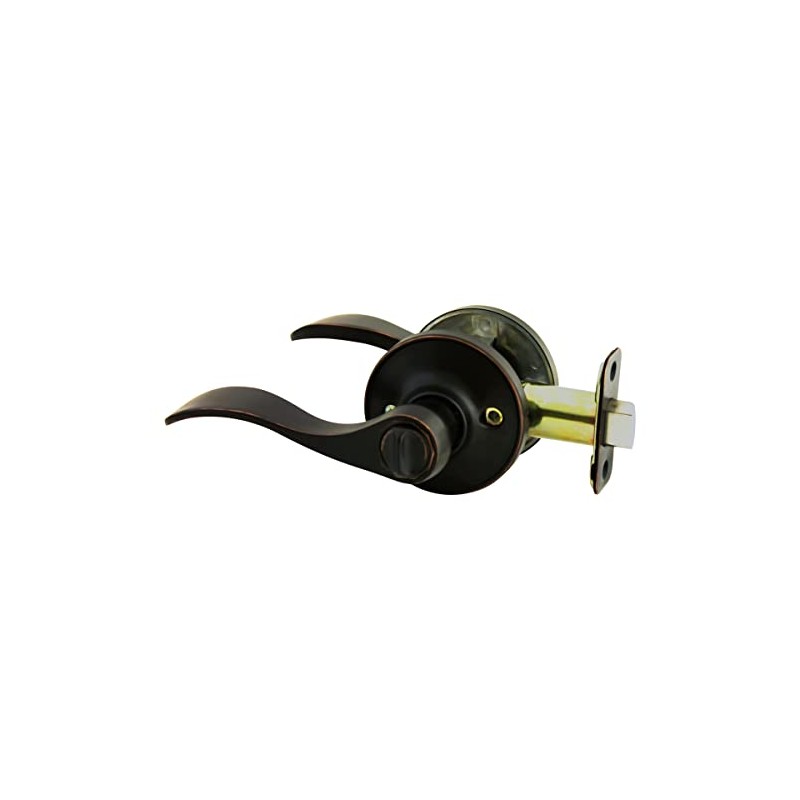 Cosmas 80 Series Oil Rubbed Bronze Privacy Door Lever (Bed