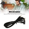 Headphone Audio Cable with Microphone, 3.5 mm Braided Nylon Replacement