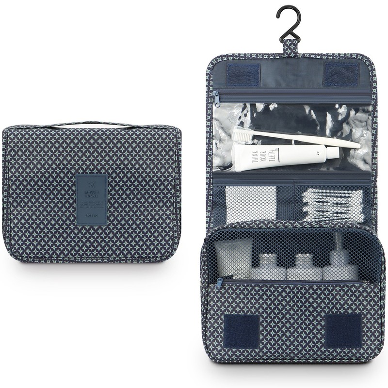 Mossio Hanging Toiletry Bag - Large Cosmetic Makeup Travel Organizer