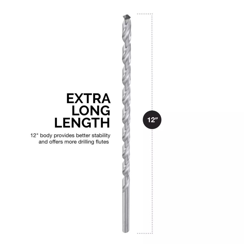 NEIKO 10047A Extra Long Drill Bit Set | 5-Piece |