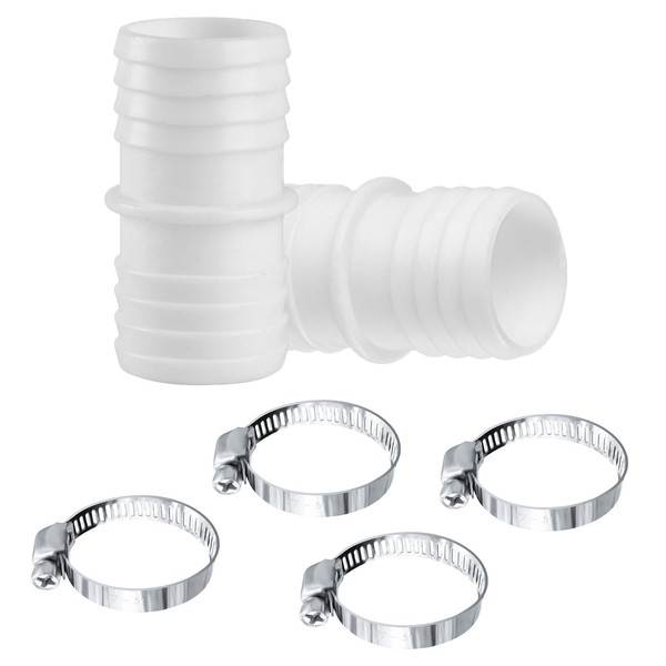 Pack of 2 Hose Connectors 38 mm to 38 mm,