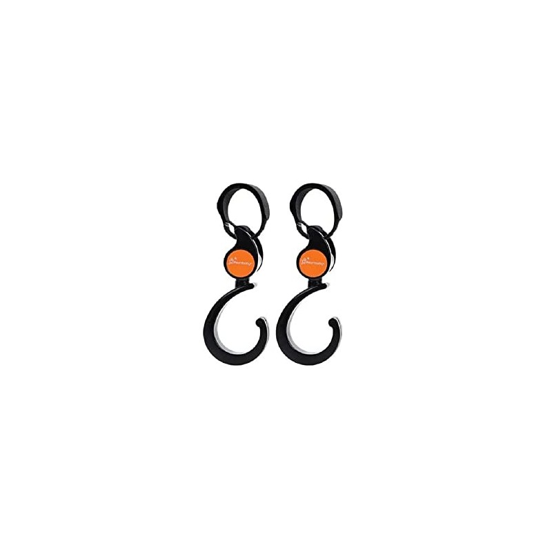 Dreambaby Strollerbuddy EZY-USE Stroller Hooks - 2 Pack - Easily
