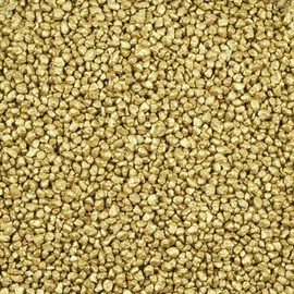 Decorative Granules (2-3 mm) 1 kg Yellow Gold Metallic