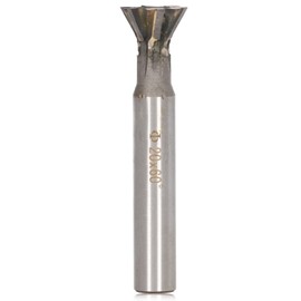 60 Degree Carbide Dovetail Cutter,Straight Shank Dovetail Cutter,20mm 6 Flutes Slotting Milling Cutter Straight Shank,Easy Installation,Carbide Slot Mill,Precise Cutting Tool