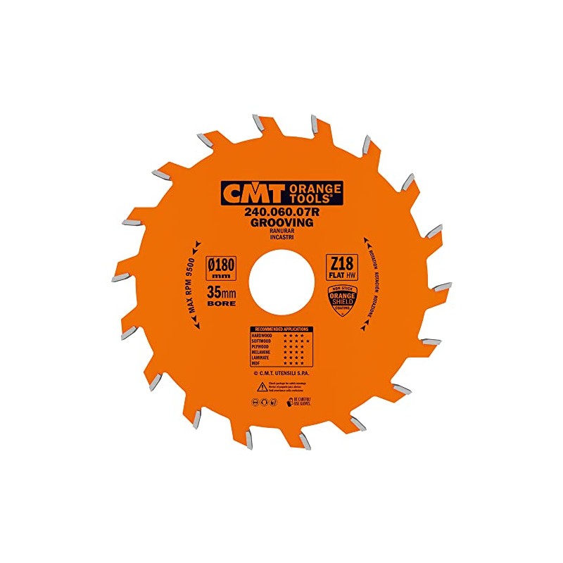 CMT Orange Tools 240.060.07r – for Straight Grooving Cutter Circular