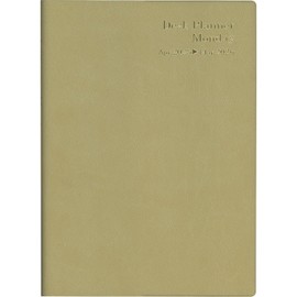 Hakubunkan No. 4500 Notebook, Begins in April 2025, A5, Weekly Desk Planner, Monday, Gold