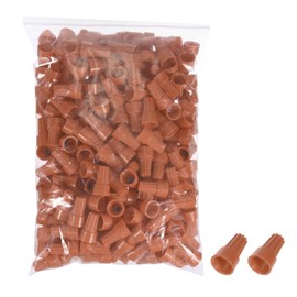 sourcing map 500pcs Wire Connectors Nuts, Electrical Wire Connectors 20-12 AWG Electric Wire Caps, Spring Insert Wire Connectors Nuts Connectors Orange