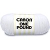 Caron One Pound White Yarn - 2 Pack of 454g/16oz