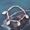 TseenYi Boho Shell Anklet Bracelet Colourful Beads Anklet Cowrie Shell