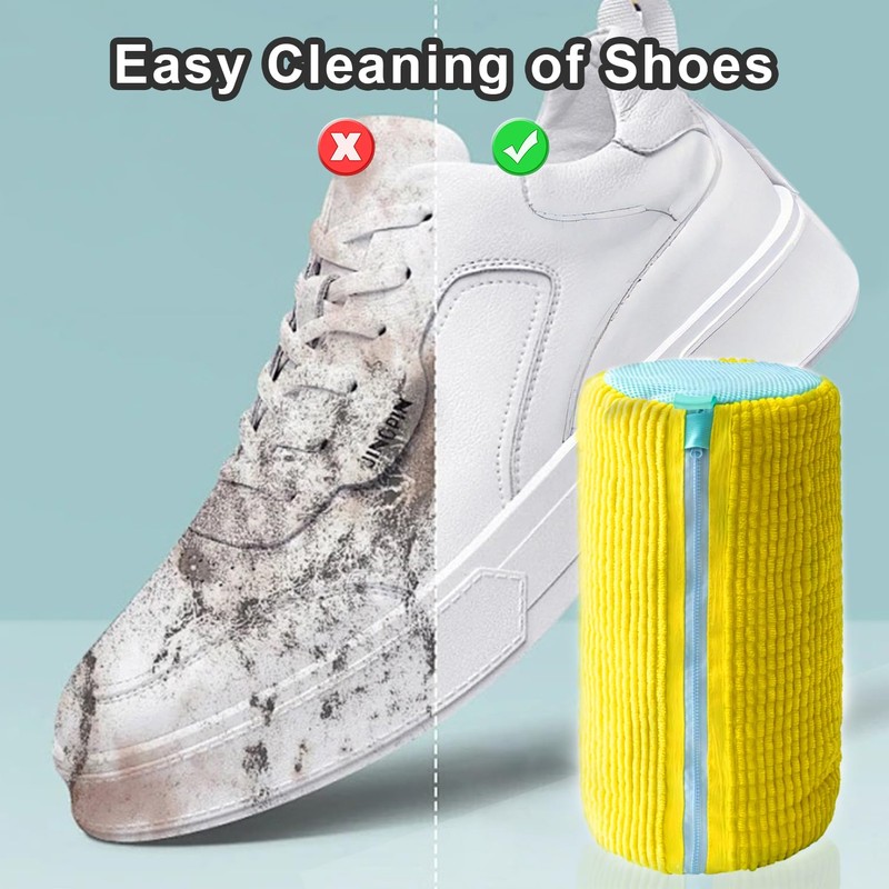 JINYJIA Laundry Shoe Bags, 2 Pieces, Washing Machine Wash Bags,