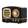 Mini Bluetooth Wireless Retro Speaker Portable Subwoofer Music Player (black)