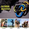 Feloyal 10 Pcs Aluminum Alloy D Hook Keychain Carabiner Clip