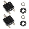 HUWREW 30 Amp Push Button Circuit Breaker 125-250V AC 50V