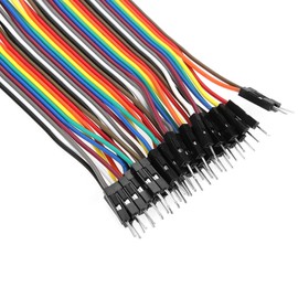3 Pack Multicolor Wire 10CM 40 Pin Male to Female Male to Male Female to Female Wire Ribbon Cable