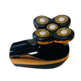 6 in 1 Electric Men Head Shaver IPX7 Waterproof with Hair Clippers/Nose Hair/Sideburns Trimmer Grooming Head Shaver kit