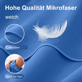 4Monster microfibre towels in 14 colours, quick-drying sports towel, absorbent, ultra-light travel towel for fitness, sauna, travel, sports.