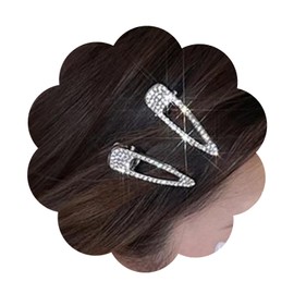 Elegant Rhinestone Hairpins, Meticulously Designed, Eye-Catching Decorations, Charming And Radiant, Timeless Fashionable Items, a Must-Have For Fashion Enthusiasts.