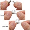 Wisdompro Wire Keychains, Screw Type, Wire Keyring, Key Chain, Stainless
