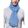 WANYING Winter Autumn Men's Scarf Knitted Wool Scarf Warm and