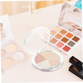 Minkissy Shading Powder Set Face Highlighter Colors Pressed Finishing Ultra-light Coverage Beauty Makeup