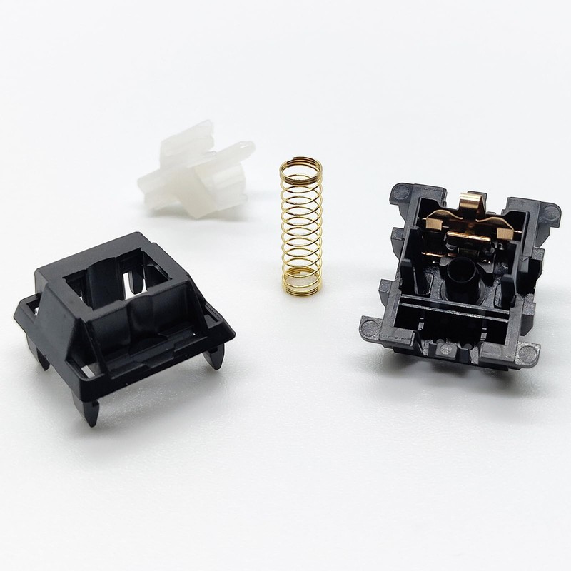 DUROCK POM Piano Linear Switches, 63.5g Keyboard Switch, Deeper Sound