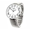 Blekon Collections Silver Super Large White Face Case Size 43mm