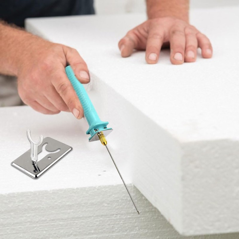 Vmxlso Polystyrene Cutter Hot Wire Cutter, AC110-240V Styrofoam Cutter, 10