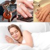 FOXMIND Pack of 10 Oval Finger Splints & Sleeves Kit,