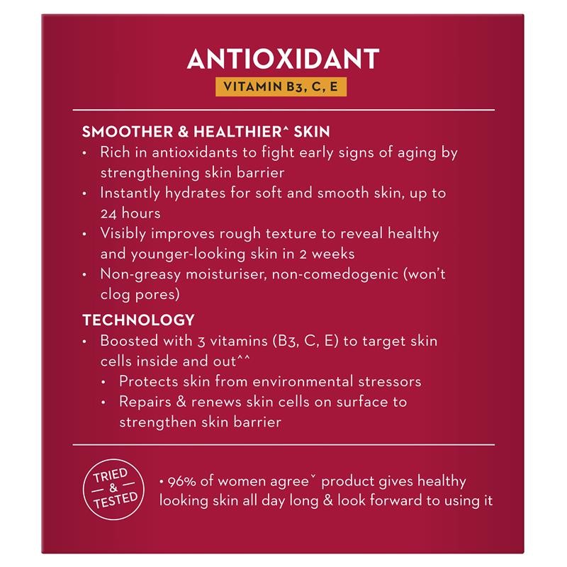 Olay Antioxidant Vitamin B3 C E Face Cream Moisturiser 50g