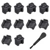 10PCS Silicone SFP-B Anti Dust Plug Cap Cover Protectors SFP
