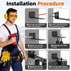 MeBantoo Heavy Duty Sliding Gate Guide Roller Hardware Kit, 4"