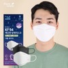 Puremate Newbreeze KF94 Large Mask 30 sheets Adult Cute, White 50 sheets (1 sheet) / 퓨어메이트 뉴브리즈 KF94 대형 마스크 30매입 성인 귀편한, 화이트 50매(1매입)