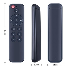 ZWP Replacement Voice Remote Control fit for WiiM Pro/Pro Plus/Amp Pro/Ultra AirPlay 2 Receiver ASR002 ASR003 AMP001 AMP001 ASR004