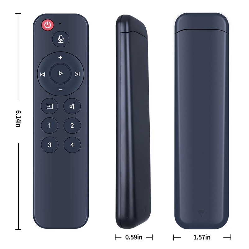 ZWP Replacement Voice Remote Control fit for WiiM Pro/Pro Plus/Amp