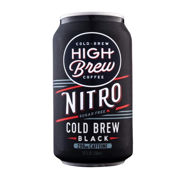 High Brew Nitro Cold Brew, 10 Ounce Cans, 12 Count