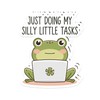 3 Just Doing My Silly Little Tasks Stickers - Cute