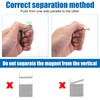 Pack of 20 Neodymium Magnets Rectangular, 20 x 10 x