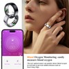NEWTRENDS Smart Ring, Heart Rate/Sleep/Blood Oxygen Monitoring, Step Count, Wearable