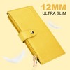 Travelambo RFID Wallet Women Large Size Bifold Multi Card Wallet