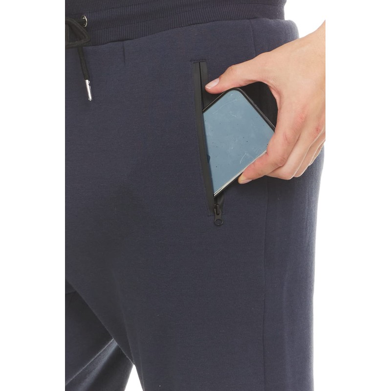 PURE CHAMP Mens 3 Pack Fleece Active Athletic Workout Jogger